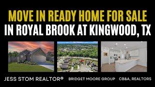 Move in ready home, large lot, no rear neighbors in Royal Brook at Kingwood - 6210 Russett Elm Court