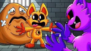 Poppy Playtime 3 Animation //CATFEINE Protects POU From CATNAP Attack?! Bou's Revenge Animations