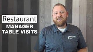 Restaurant Manager Table Visits