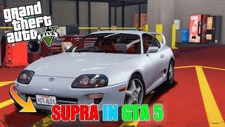  Experience the Thrill of Driving the Toyota Supra in GTA 5! 