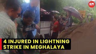 Meghalaya: Four injured after being hit by lightning in West Jaintia Hills