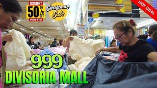 [4K] 999 DIVISORIA MALL - PRE-CHRISTMAS TOUR 2024