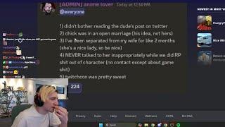 xQc Reacts to Moonmoon's Response about Cheating on his Wife