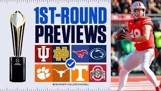 Previewing EVERY College Football Playoff first-round game