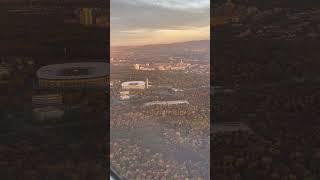 Landeanflug Frankfurt, Eintracht Stadion 