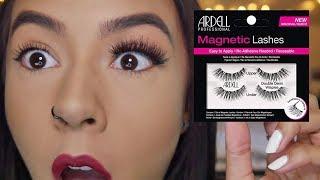 Trying Magnetic Eyelashes For The First Time | Ardell Magnetic Lashes