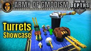 Turrets & Stuff Showcase! | Army of Gmodism From the Depths SubObjects