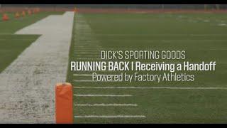 Receiving the Handoff - Football Running Back Pro Tips