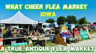 A True Antique Flea Market - What Cheer Iowa. Hunting Antique Treasures.