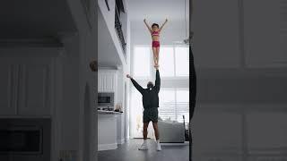 Ex Bodybuilder Dad Coaches Daughter in Cheerleading