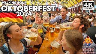 OKTOBERFEST 2024 | THE GREAT TOUR | 4K UHD | Walking Virtual Tour Germany