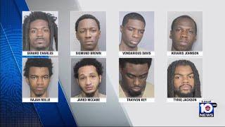 BSO indicts 8 in connection with multiple shootings, murders