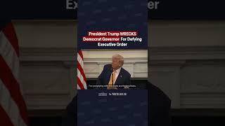 President Trump v Maine Governor #politicalnews #trump #cnn #whitehouse