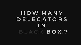 How Many Delegators in Black Box? - Black Box Stake Pool [BLKBX]