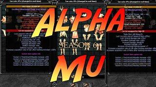 Alpha Mu Season 6 ( Fast Server ) | Mu Online PC