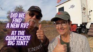 Rv Shopping At The Quartzsite Big Tent Show: Did We Find Our Dream Rig?