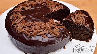 Eggless Chocolate Cake Without Oven/ Easy Chocolate Cake Recipe