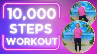 10,000 Steps Walking Workout Challenge to Burn Fat and Get Fit