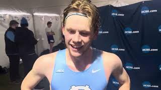 UNC's Parker Wolfe talks after finishing 7th at 2024 NCAA Cross Country Championships