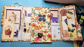 Let's Make a Fun Folio to Hold Ephemera for Junk Journals or Happy Mail! :) The Paper Outpost! :)