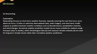 Certified Weather Forecaster Exam American Meteorological Society Free Practice Questions