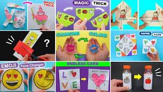 9 Best paper craft ideas: Paper Magic Tricks and Origami Transformations ARTS. School Craft Ideas.