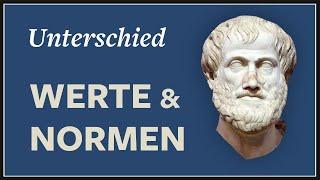 Was sind Werte und Normen? · Beispiele, Unterschied