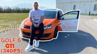 Golf 6 GTI 340PS - Gafit i pelqej edhe Ky GTI + E bonem 1 Gar Rastesisht ne Autostrad me BMW!