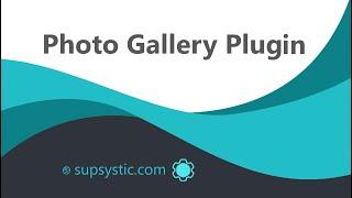 How to create the gallery with a Photo Gallery Plugin