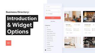 Business Directory Widget | 1 of 3 – Introduction & Widget Options