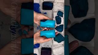Soft Dyed Teal Blocks