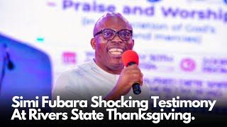 Gov. Siminalayi Fubara Shares Shocking Speech & Testimony At Rivers State Thanksgiving Service.