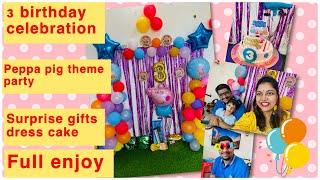 Birthday party | My princess turns 3️⃣ | gifts cake party enjoy | Aayushi Kiara entertainment