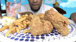 ASMR KFC MUKBANG | (EATING SOUNDS) NO TALKING | BLU ASMR