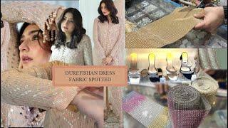 Made Matching Potli From Lace | Durefishan Viral Dress Fabric Spotted