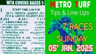 MMTCI LIVE RACING TIPS FOR SUNDAY | JAN. 5, 2025 | 2:00 PM START | 7 RACES