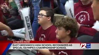 East Greenwich recognized as Special Olympics championship school