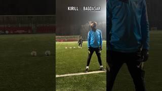 KIRILL vs BAGDASAR | Who will hit the point more in four attempts?#football #footballskills