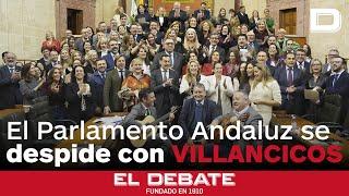 El Parlamento andaluz se despide hasta 2025 con villancicos tras la aprobación de los presupuestos