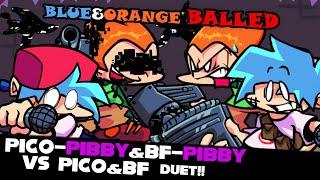 FNF | BLUE&ORANGE BALLED - PicoPibby&BFPibby VS Pico&BF DUET | NEW Pibby Corrupted V1.5 |