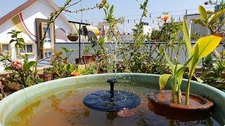 Uses of a Solar Fountain in Your Garden | Water Garden