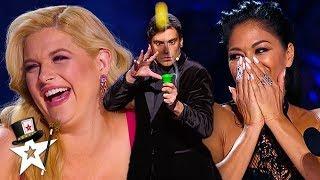 Judges CAN'T STOP Laughing At Funny Magician | Magicians Got Talent