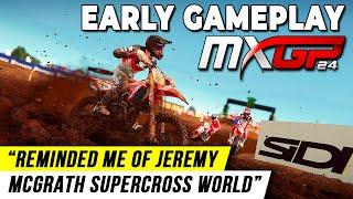 MXGP 24 Gameplay | "Reminded Me Of Jeremy McGrath Supercross World."