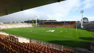 Yarrow Stadium time-lapse: football to rugby pitch in 48 hours