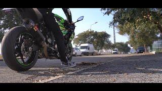 2019 ZX6R AKRAPOVIC Racing line  Pure Sound  Fly by + Flames + Stock vs Full Akrapovic exhaust