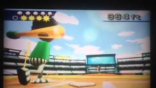 Wii sports:several home runs and two out of the park