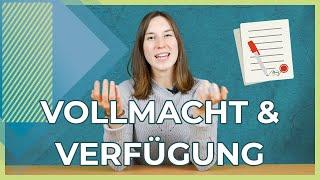 Vollmacht und Patientenverfügung in 2021 | Kurz erklärt | Unterschiede und Kosten