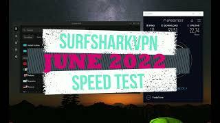 Surfshark VPN Speed Test June 2022