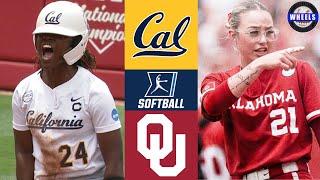 Cal vs #2 Oklahoma | Regional Winners Bracket | 2025 College Softball Highlights