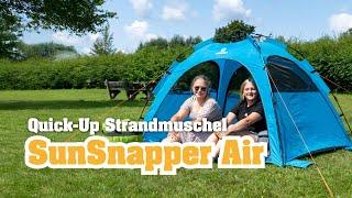 XXL Quick-Up Strandmuschel SunSnapper Air von outdoorer